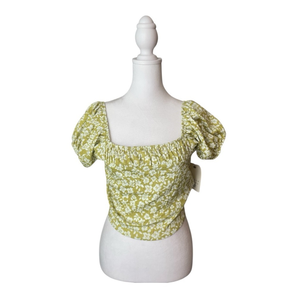 Women’s Billabong Flirt On Floral Print Crop Top NWT - Picture 2 of 5